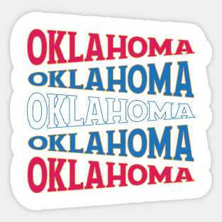 NATIONAL TEXT ART OKLAHOMA Sticker